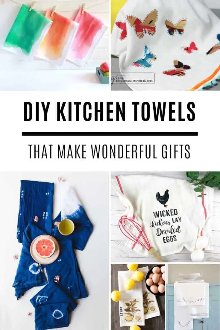 How to Decorate Kitchen Towels to Make Wonderful DIY Gifts