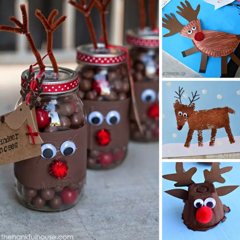14 SUPER CUTE Reindeer Crafts for the Kids to Make this Christmas!