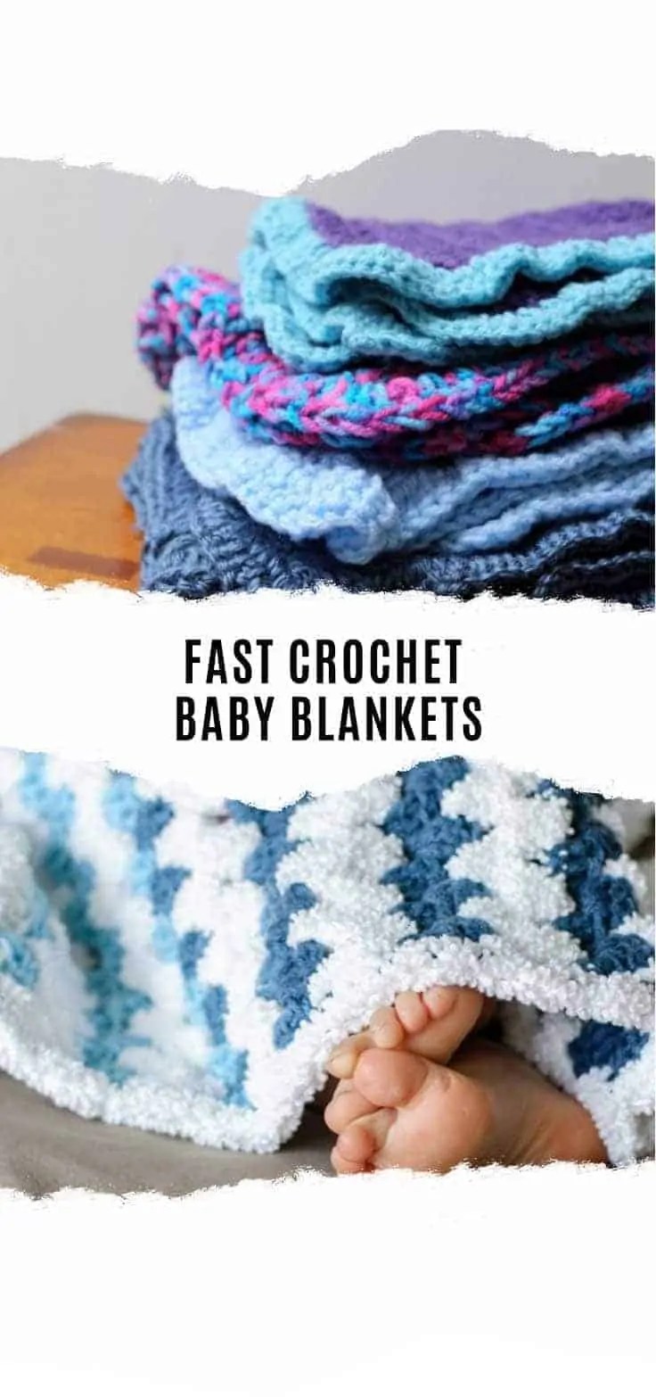 7 Fast Crochet Baby Blankets for Last Minute Gifts