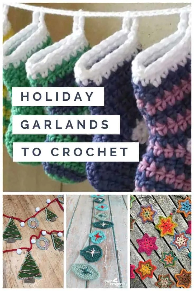 Crochet Christmas Garland Patterns Christmas Garlands {Free crochet patterns for the Holidays}