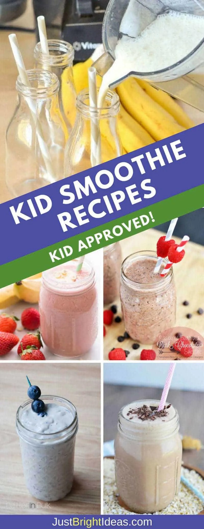 Smoothie Recipes for Kids {Perfect for toddlers who won't eat!}