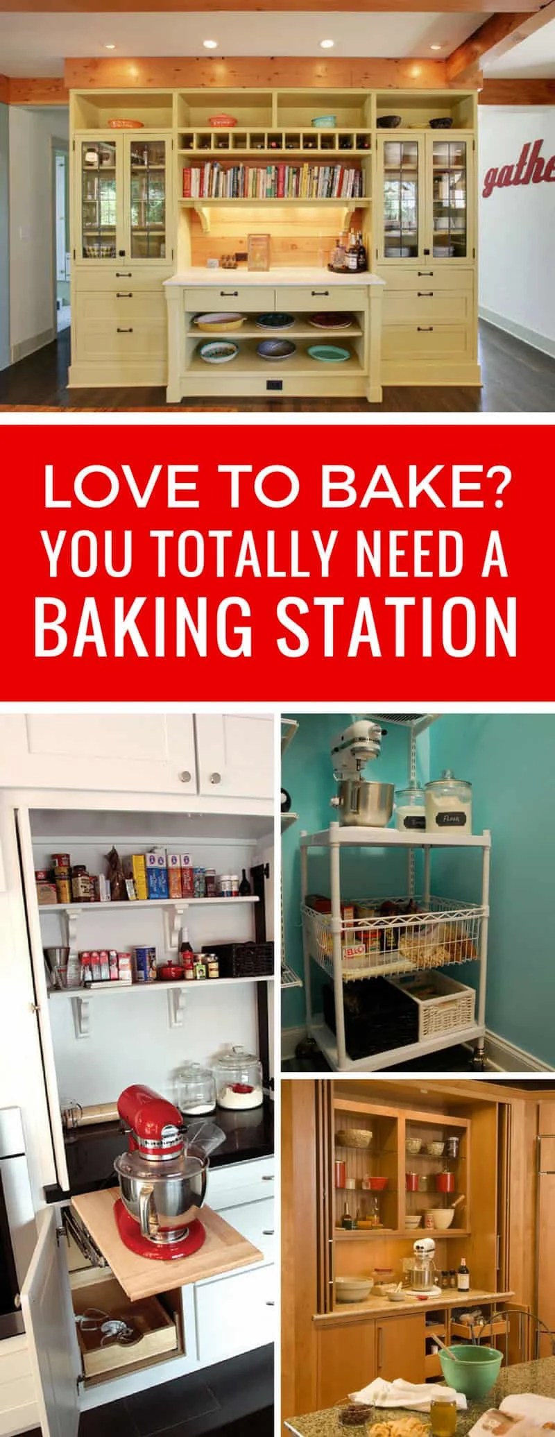 A Kitchen Baking Station is a Must if You LOVE to Bake!