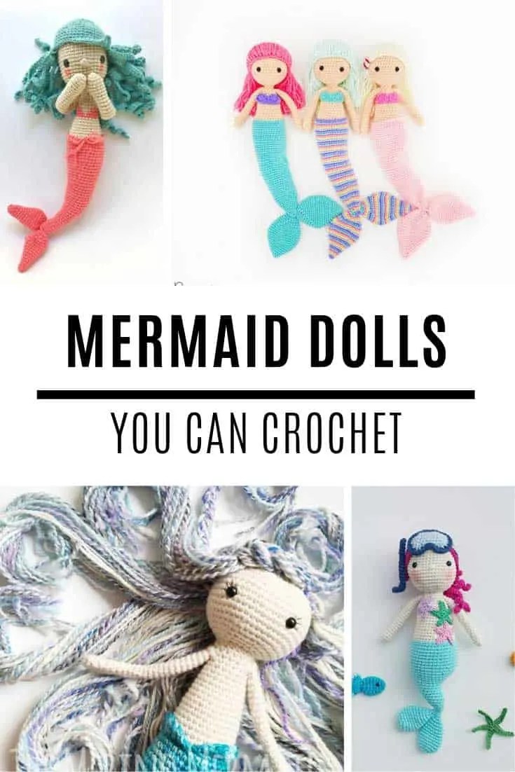 These Crochet Mermaid Dolls will Take You Under the Sea