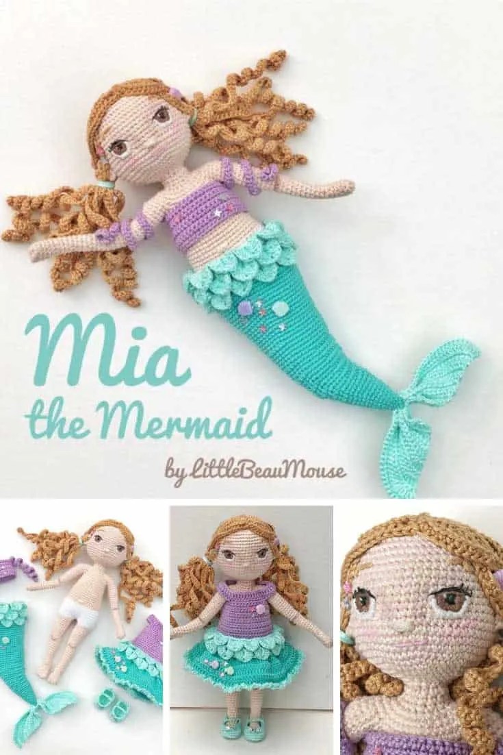 These Crochet Mermaid Dolls will Take You Under the Sea