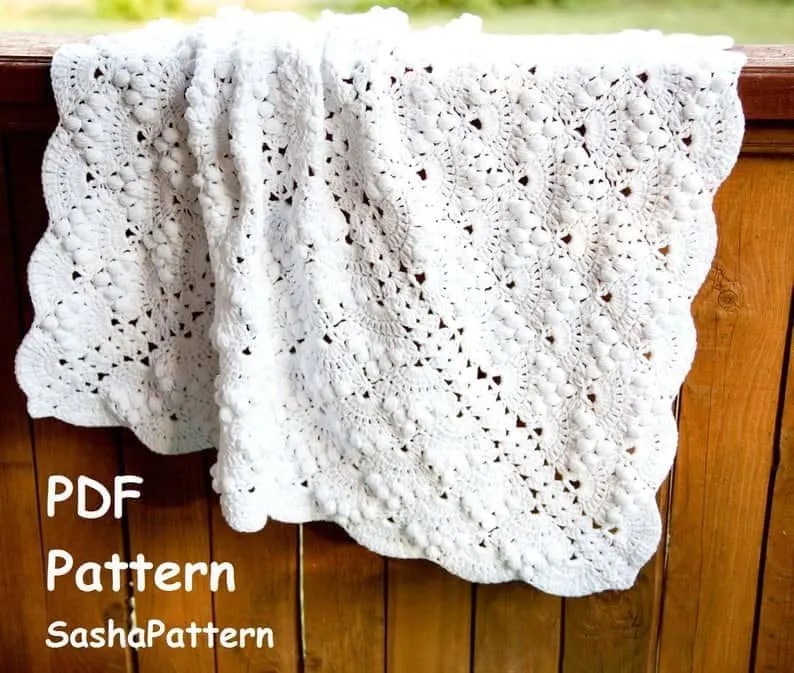 8 Beautiful Heirloom Crochet Baby Blankets for a Baptism or Christening