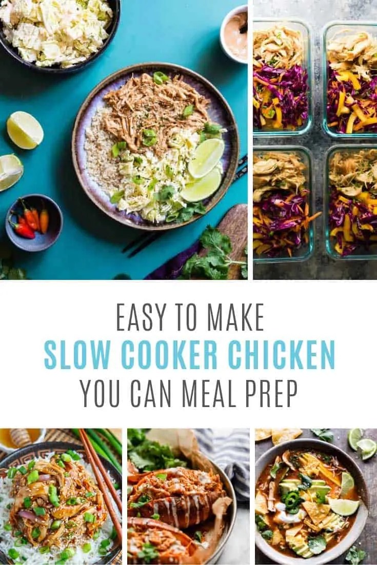 Slow Cooker Meal Prep Chicken Ideas that'll Take You Around the World