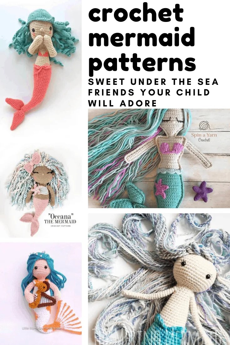 These Crochet Mermaid Dolls will Take You Under the Sea