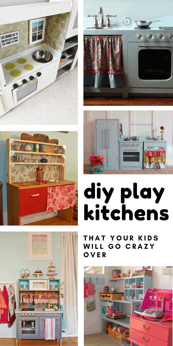 18 DIY Play Kitchens so Amazing You'll Want to Cook in Them Yourself!