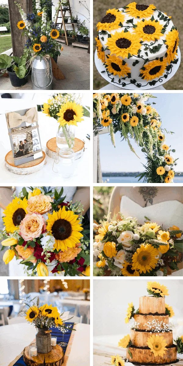 25 Sunflower Wedding Ideas to Inspire You