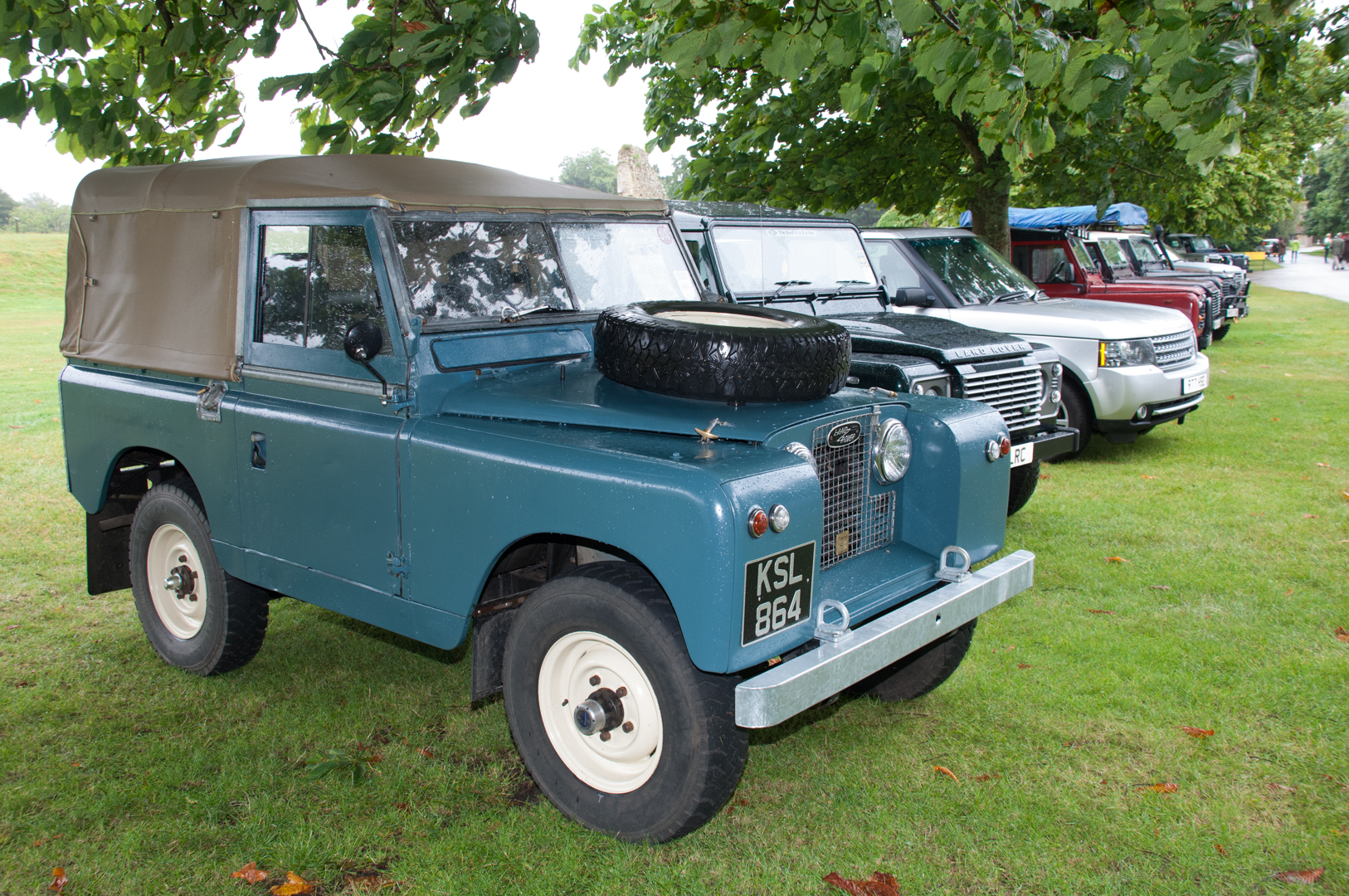 Land Rovers Heading To Beaulieu Just British