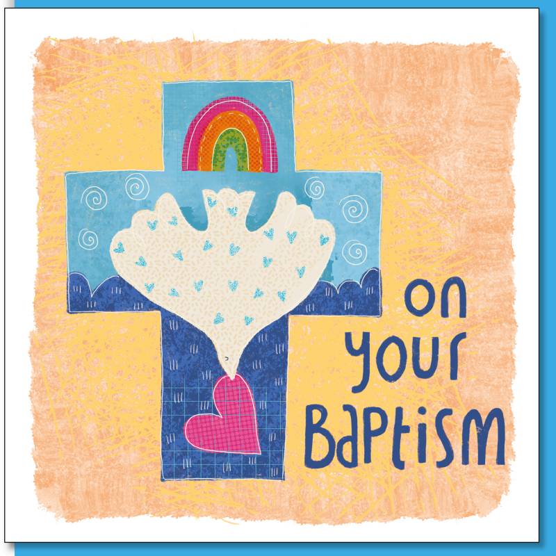 On your Baptism Greetings Card Just Cards Direct Christian