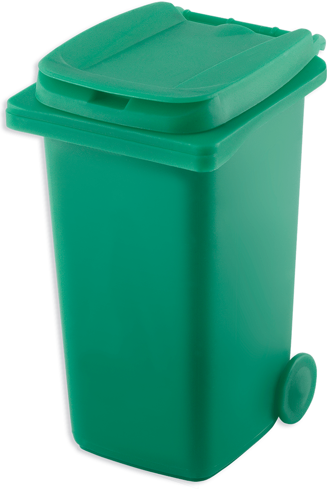 Wheelie Bin Pen Pot Recycled Plastic Just Click Promotions, Poole