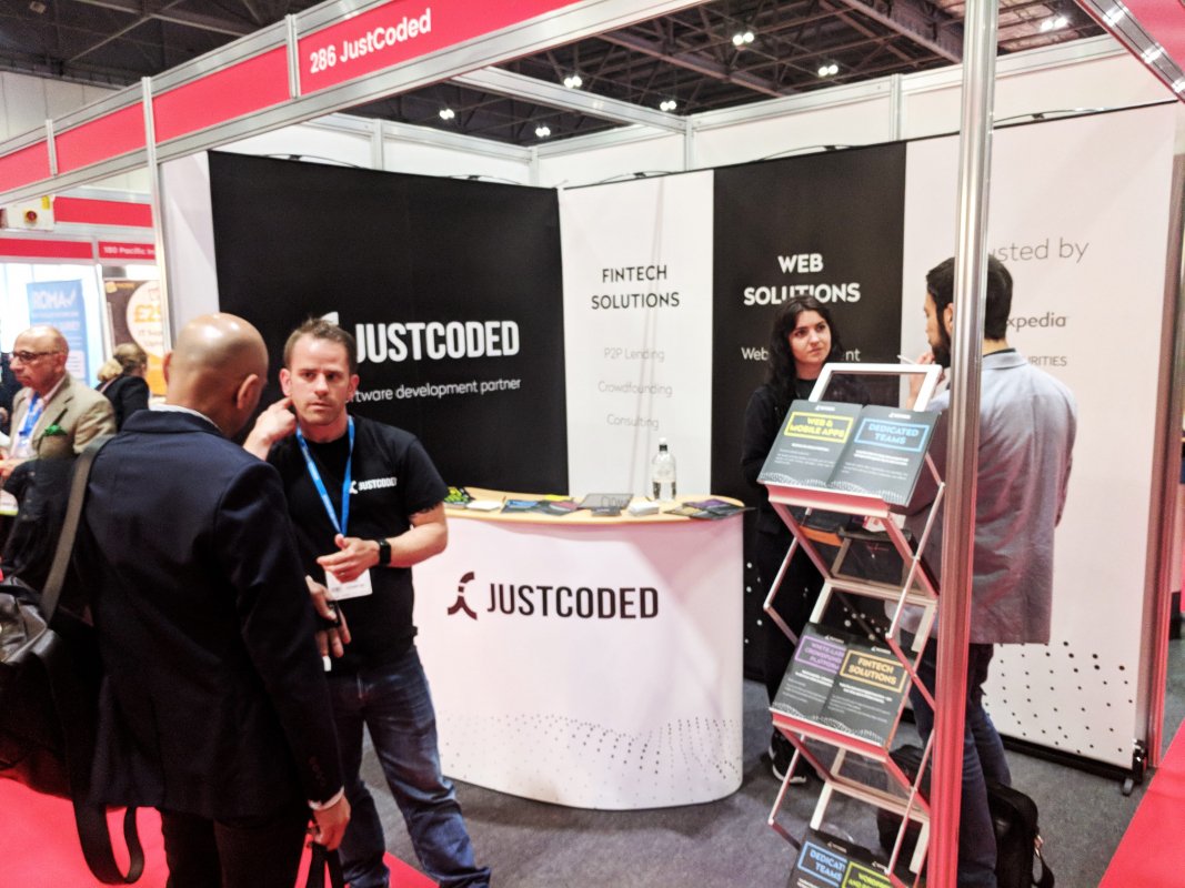 JustCoded at The Great British Business Show 2018 ExCel London JustCoded