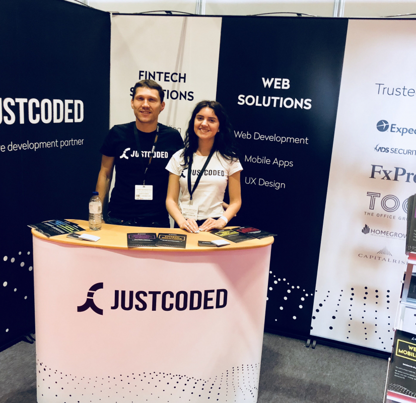 JustCoded at The Great British Business Show 2018 ExCel London JustCoded