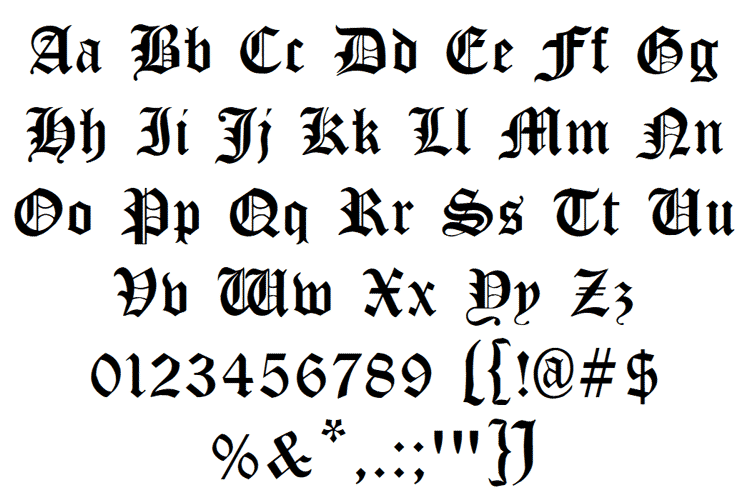 Old English Fonts Top 15 for Branding & Logo Design