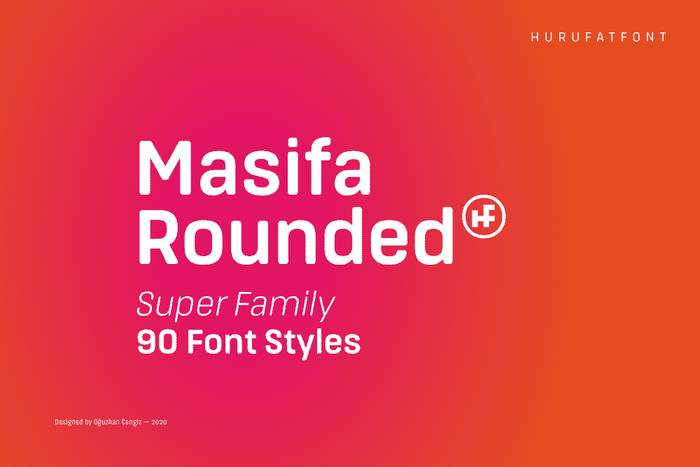 25+ Best Rounded Fonts for Graphic Design, Branding & Logos