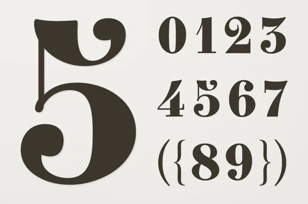 45+ Best Number Fonts for Stylish Design (2024)