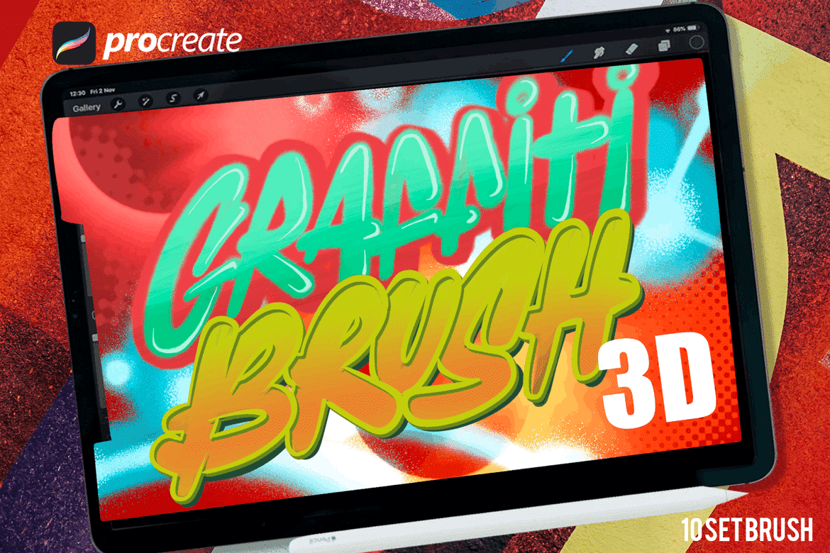 17+ Best Spray Paint Brushes for Procreate in 2024