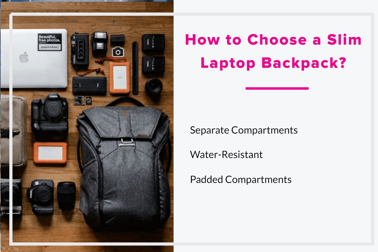 7 Best Minimal & Slim Laptop Backpacks in 2023 (May)