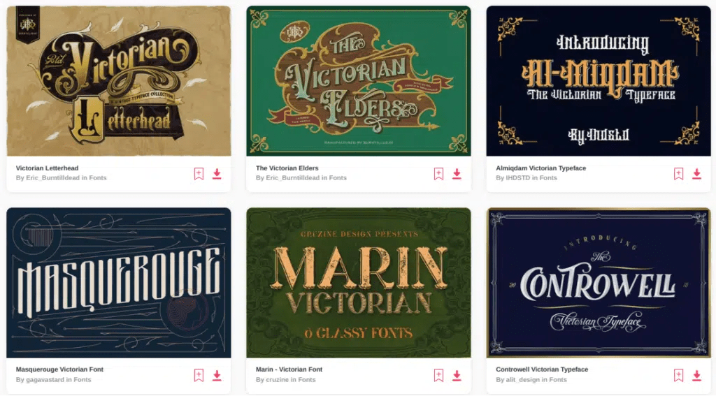 17+ Best Victorian Fonts for Charming Designs