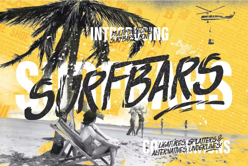 29+ Best Surf Fonts for Beach Designs (FREE / Premium)