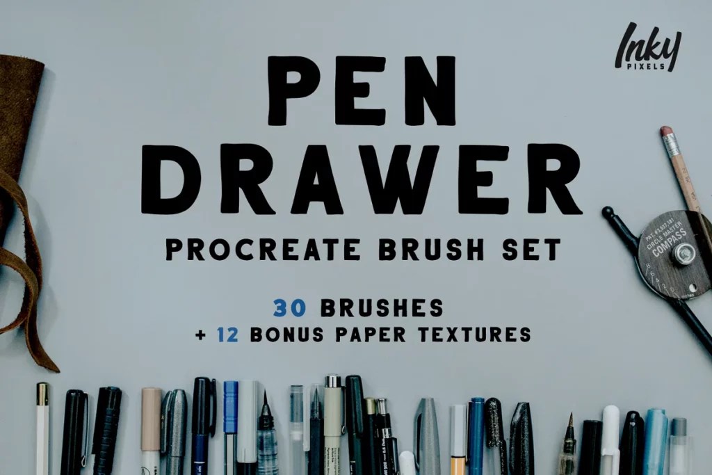 16+ Best Procreate Pen Brushes (Ball Point Pen & Biro Pen)