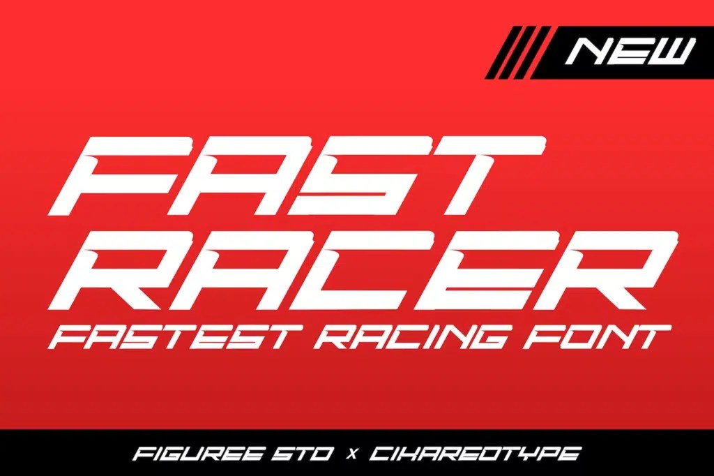 41+ Best Racing Fonts for High Speed Designs