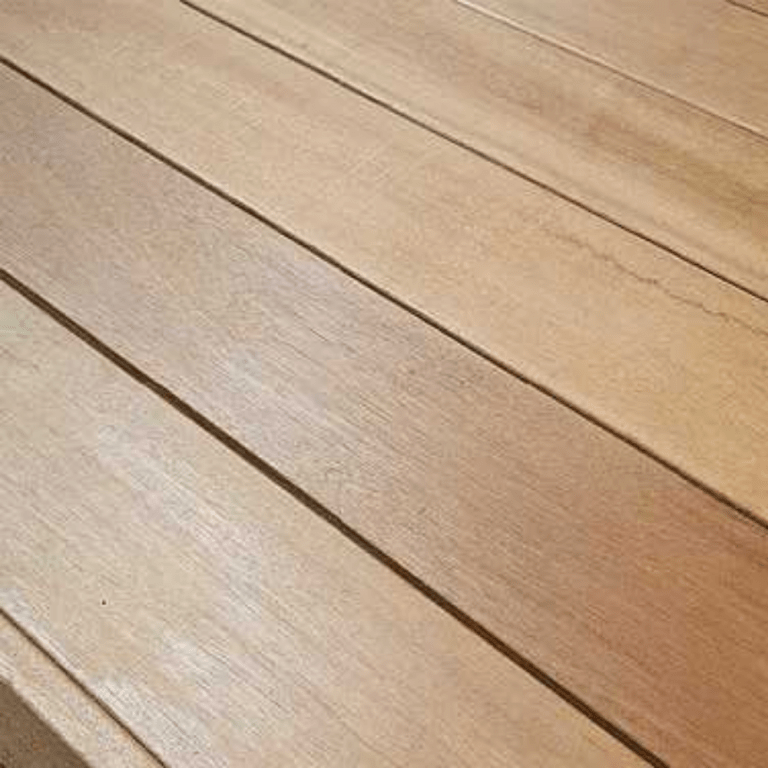 19x90mm Balau Hardwood Decking Board Reeded & Smooth Just Decking