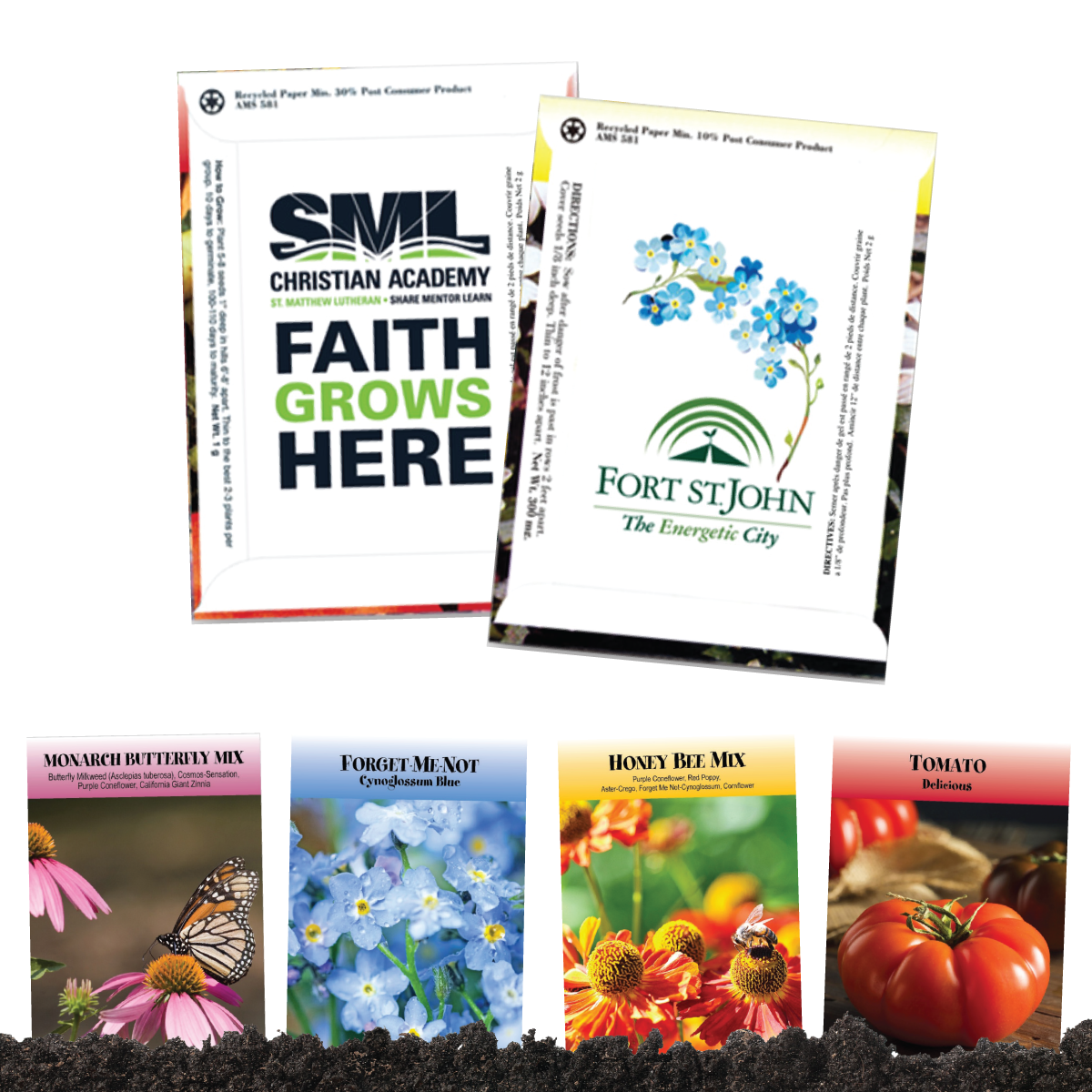 Seed Packets Custom Printed Just Direct Promotions