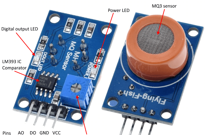 MQ-3 Sensor With Arduino