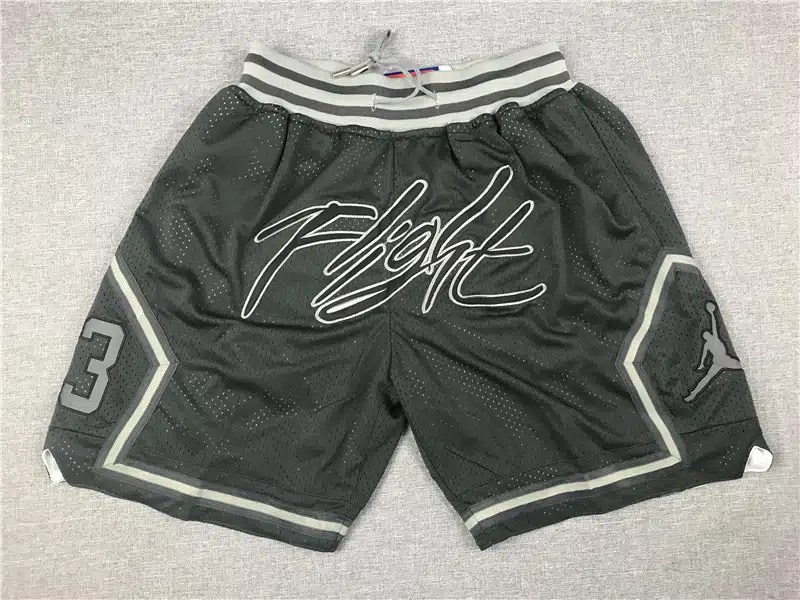 Flight Jordan Shorts Basketball Black justdonshorts