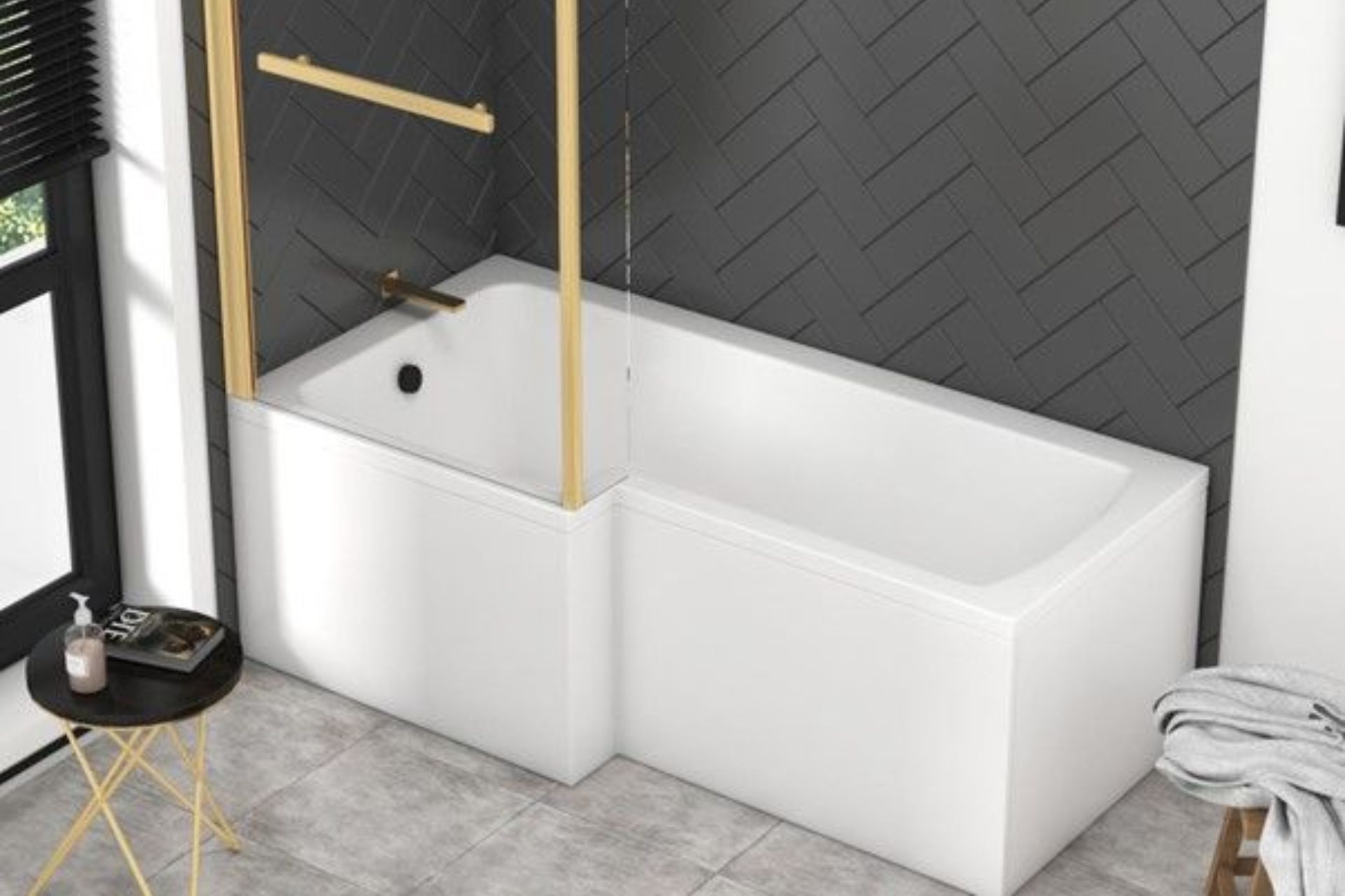 Baths with Sliding Bath Screens The Modern Solution for a Stylish and