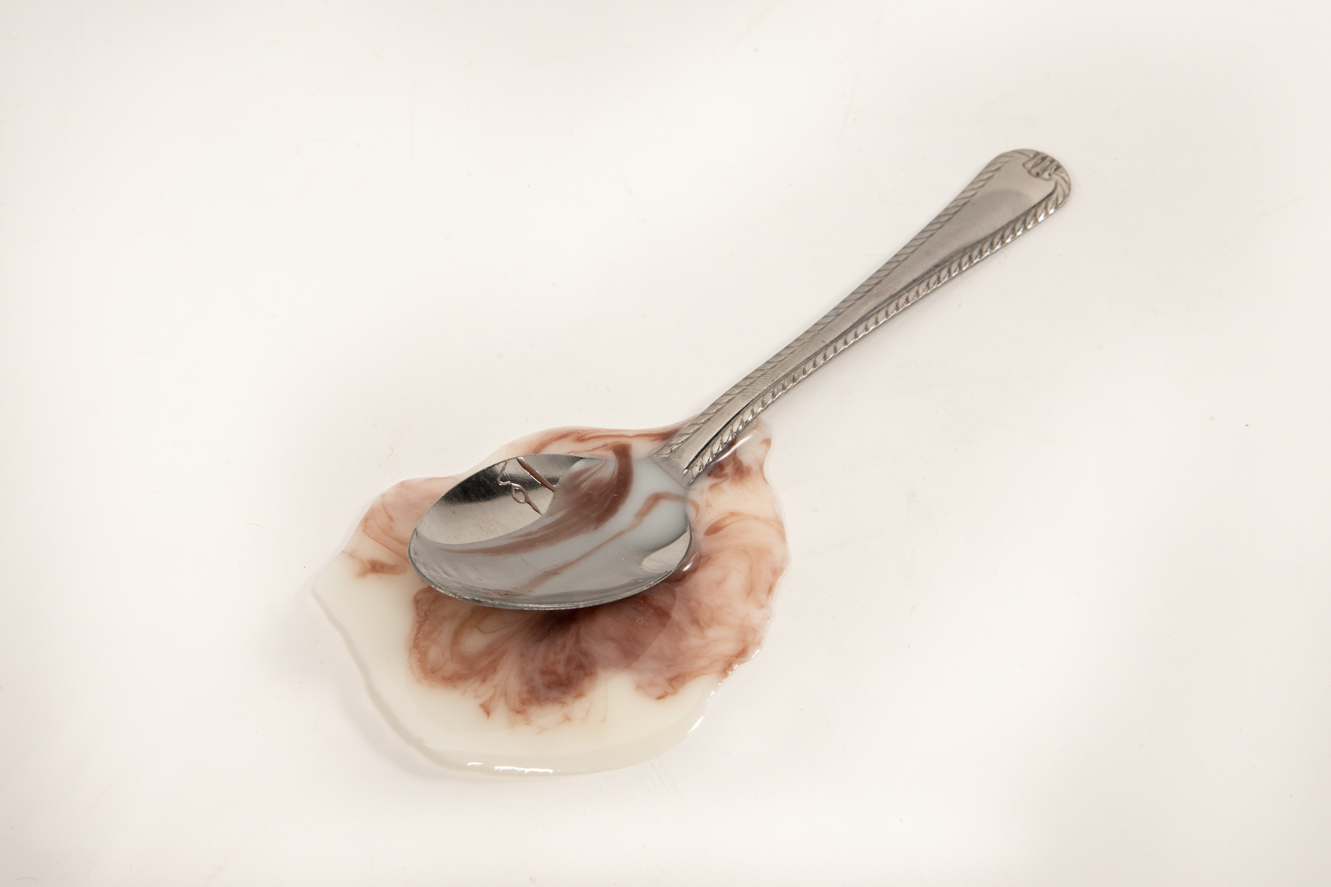 Melting Ice Cream Spoon W/Chocolate Sauce Just Dough It!