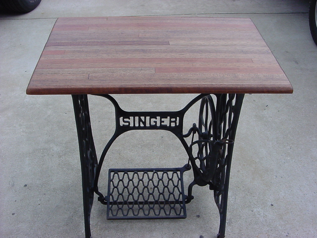 Singer Sewing Machine with New Special Wood Top Just Fine Tables
