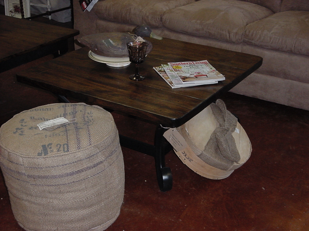 COFFEE TABLES Man Cave, Beach Getaway, & Den Coffee Tables Just Fine