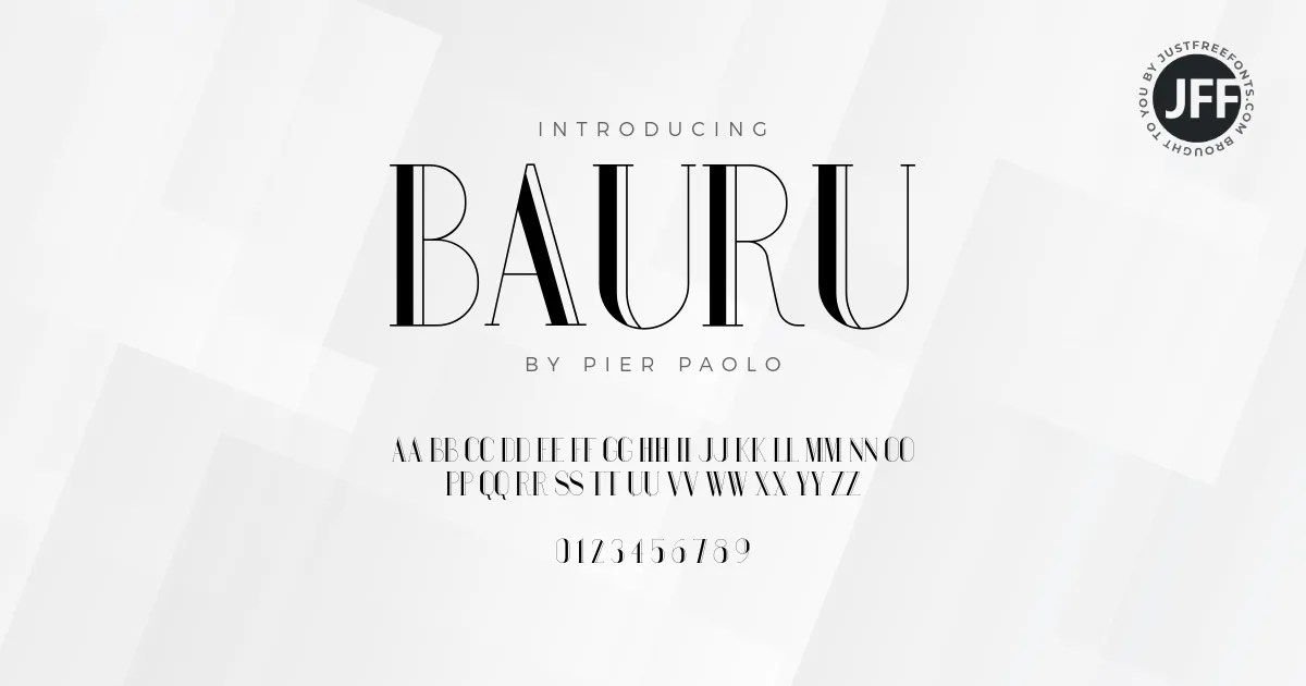 Bauru Font Download Free