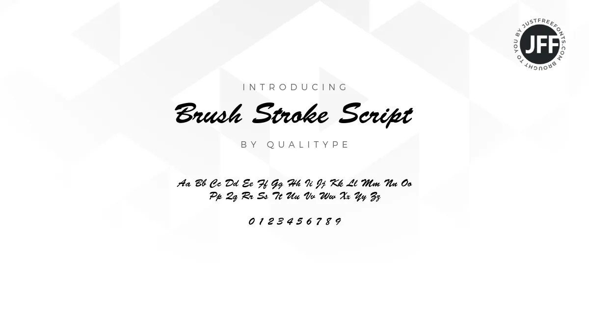 Brush Stroke Script Font Download Free