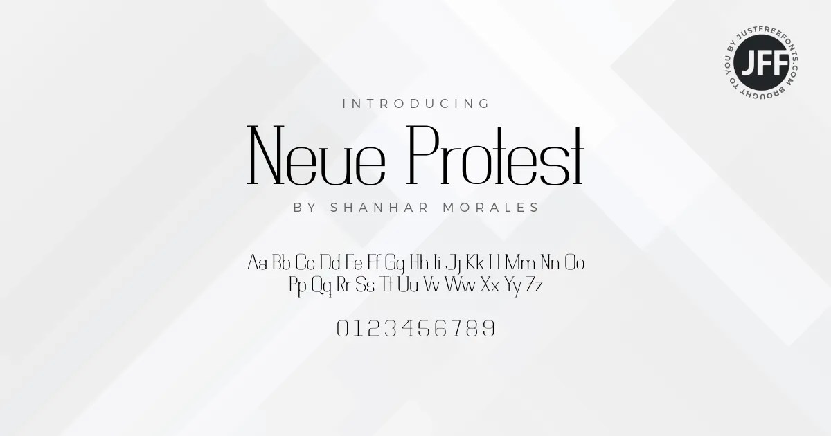 Neue Protest Font Download Free