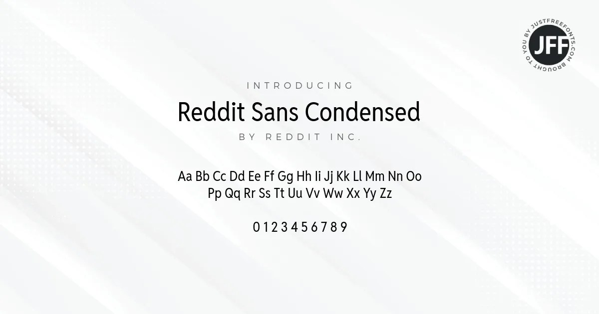 Reddit Sans Condensed Font Download Free