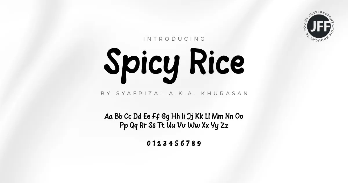 Spicy Rice Font Download Free