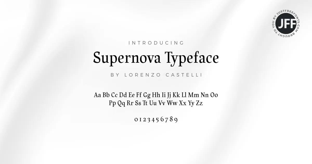 Supernova Typeface Font Download Free