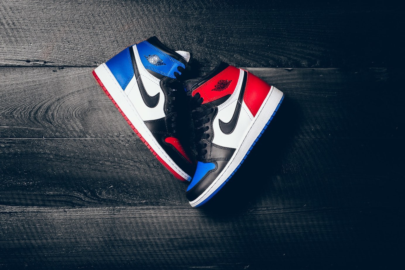Air Jordan 1 "Top Three" Banned Royal Chicago Release Date JustFreshKicks
