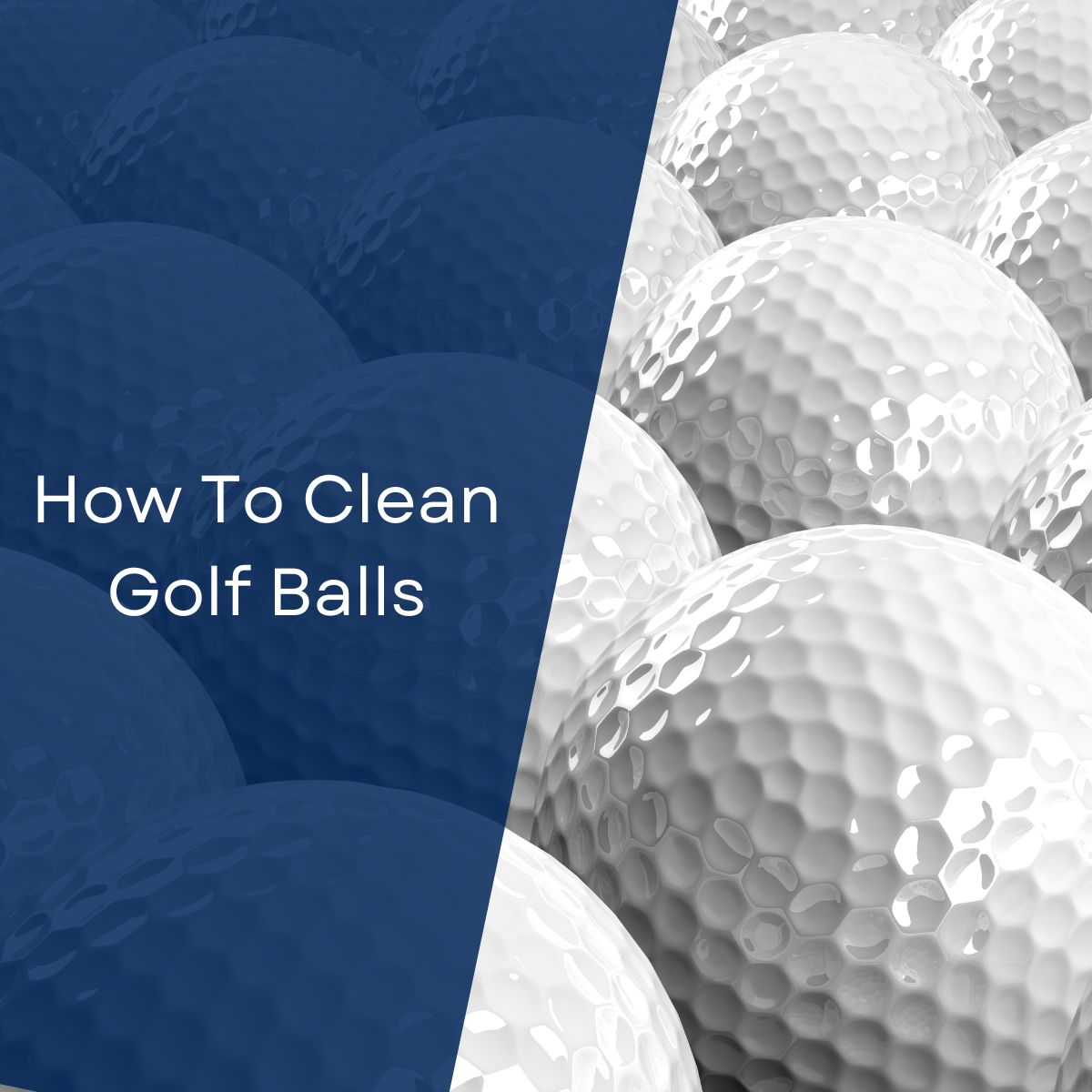 How To Clean Golf Balls