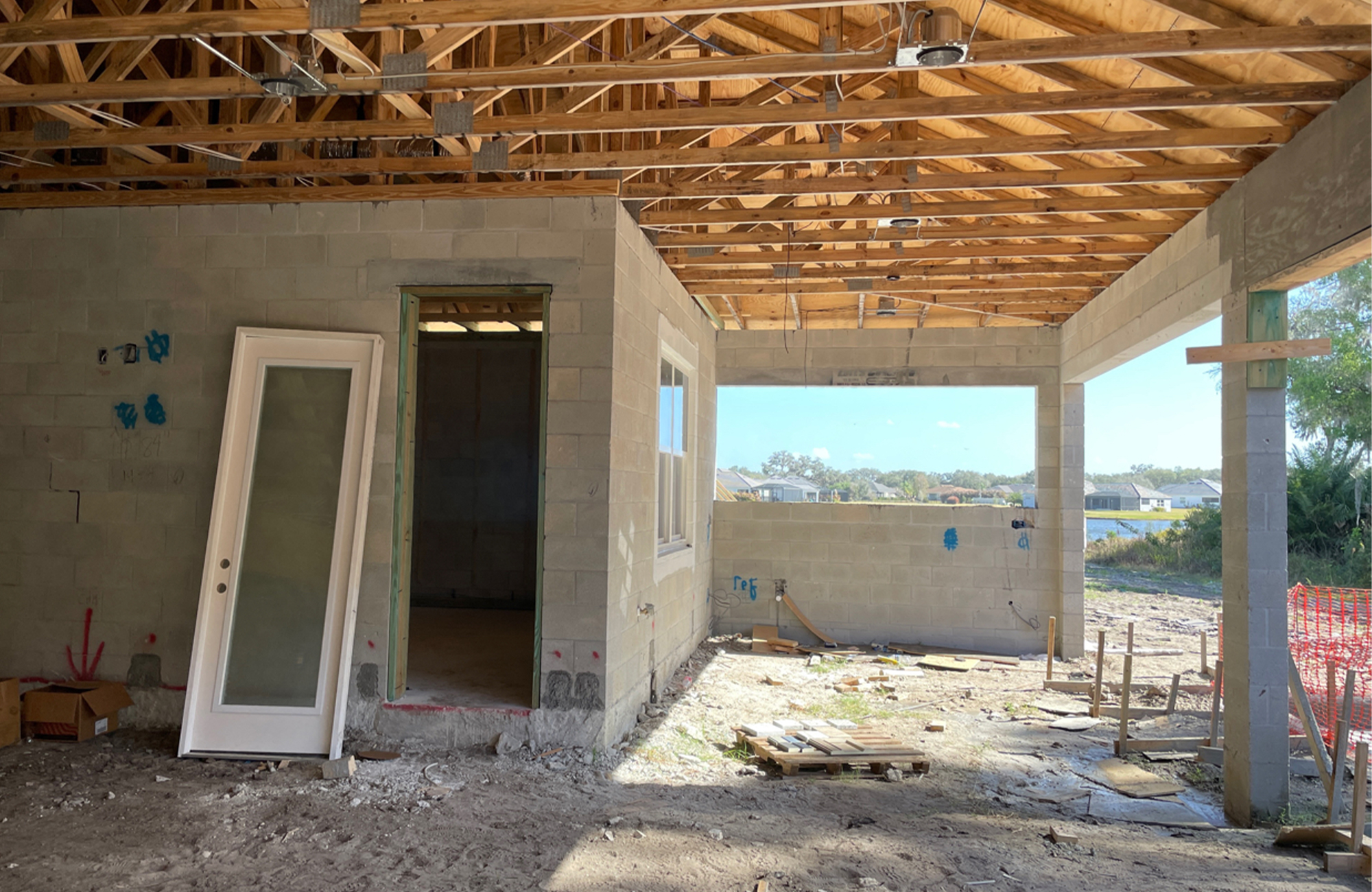 Custom Outdoor Kitchen With Shaker Style in Bradenton Just