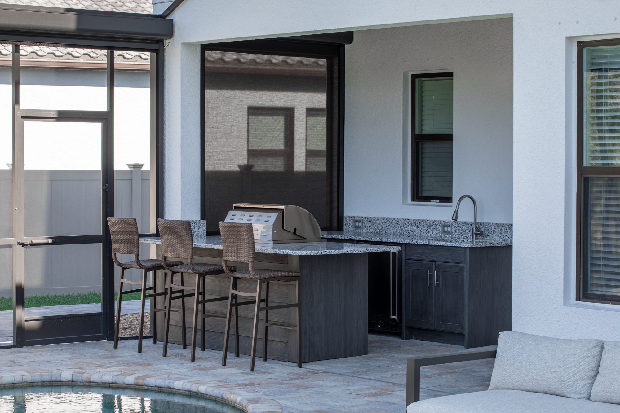 Custom Galley Outdoor Kitchen In Wesley Chapel Tampa, FL Just Grillin