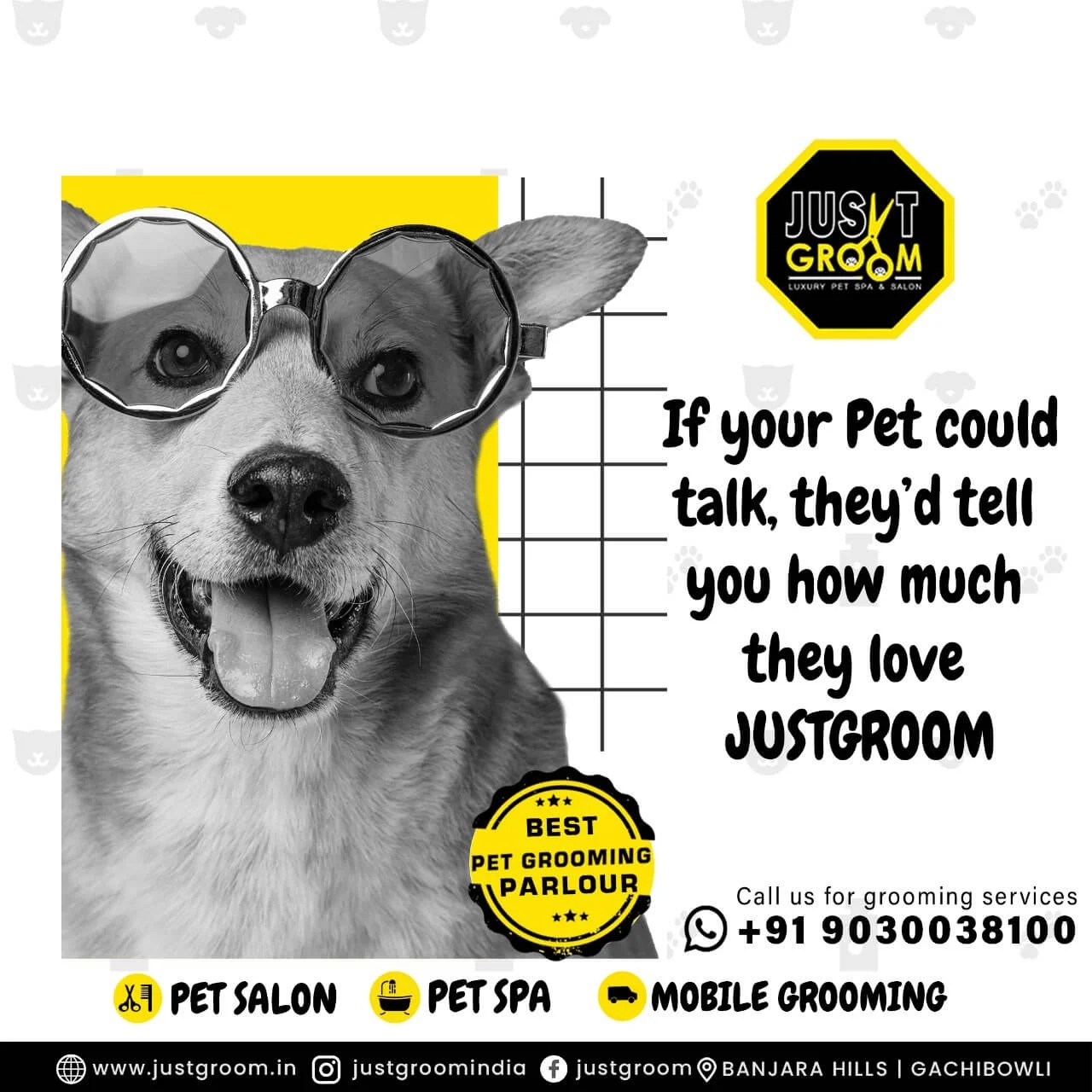 Pet Grooming is a vital part of pet wellbeing Just Groom