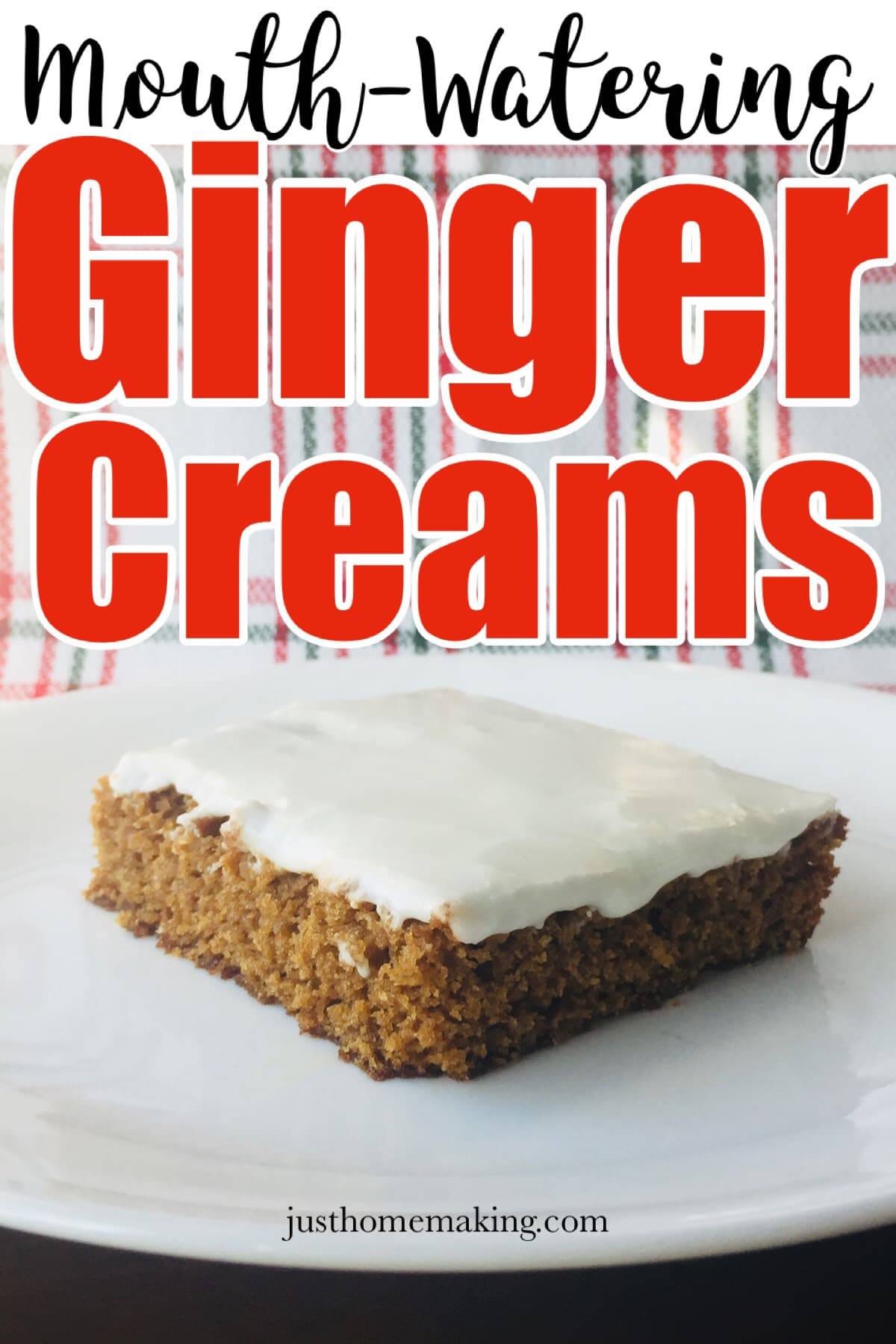The Best Ginger Cream Bars Recipe Just Homemaking