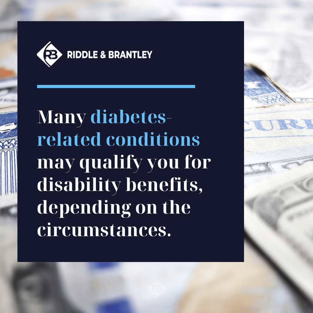 Disability for Diabetes How to Qualify North Carolina Disability Lawyers
