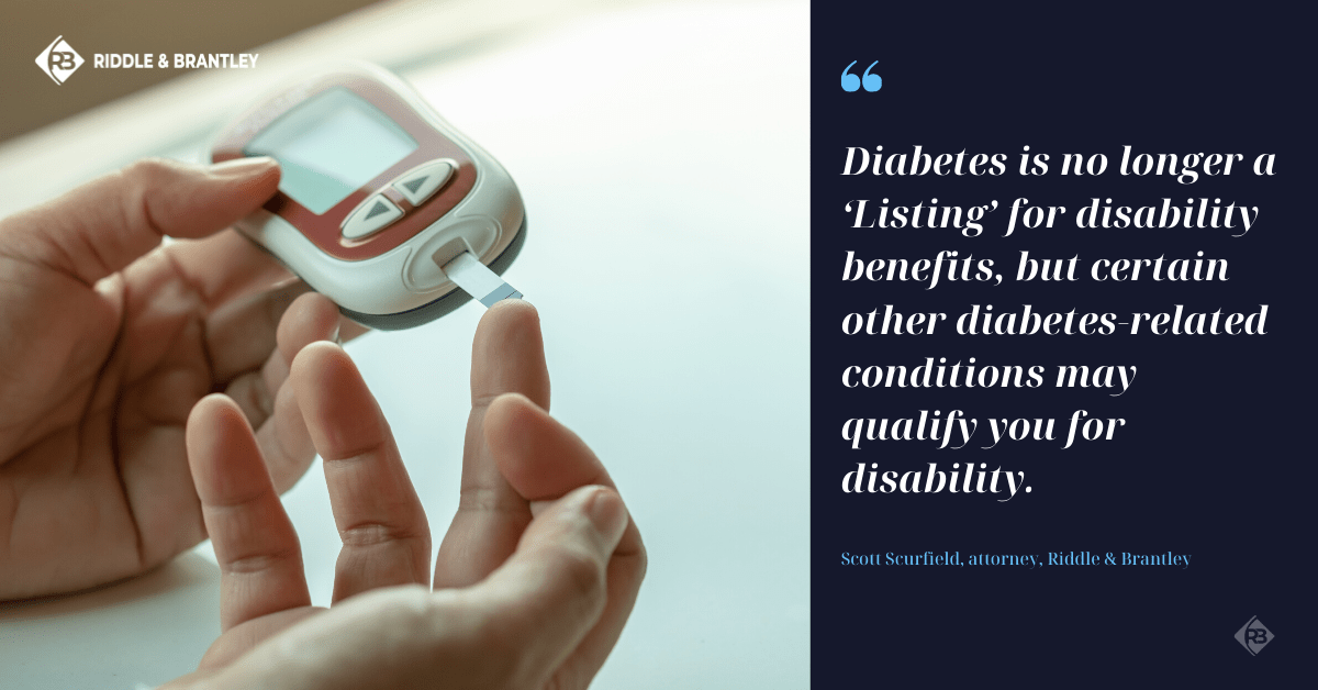 Disability for Diabetes How to Qualify North Carolina Disability Lawyers