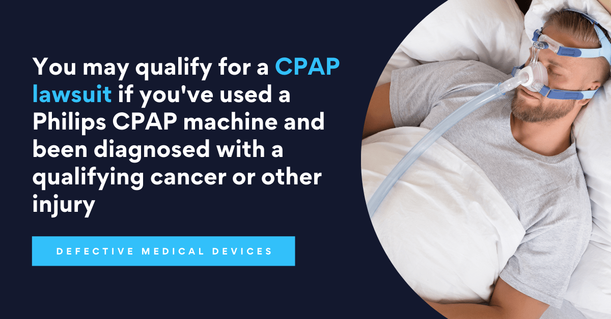 Can I File a CPAP Lawsuit? Philips CPAP Lawsuit Riddle & Brantley